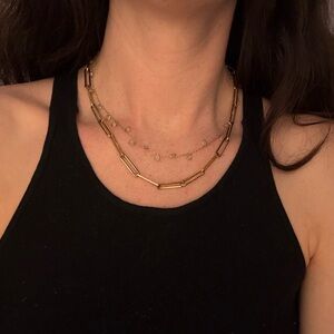 Mignonne Gavigan Paper Clip Necklace Chain